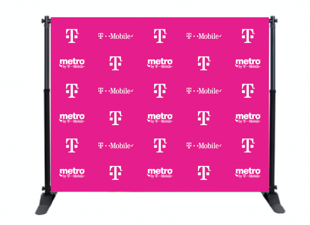 Step & Repeat – Metro & T-Mobile – TAG Event Kits